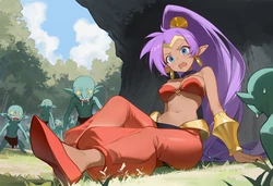 Howsir - 桑塔 Shantae X goblin (194P) (tier 2) (Patreon) [AI Generated]