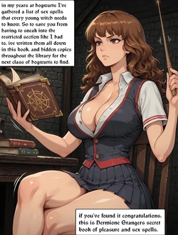 Hermione Granger's secret book of sex and pleasure spells (harry potter) [AI Generated]