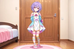 [ishida] Plutia／Iris Heart (Hyperdimension Neptunia Victory) [AI Generated]