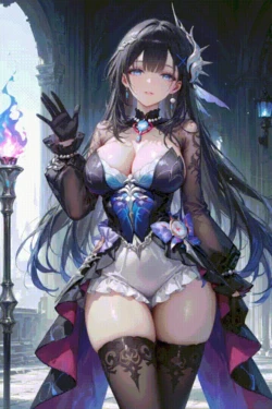 [Brightsky] 0902 HonkaiStarRail Hysilens 4 R18 (Booth) (Anim+Extra) [AI Generated]