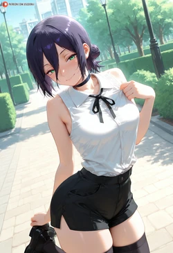 usedorai - Reze pet play レゼ ペットプレイ- 79pics [AI Generated]