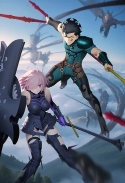 Mikitoon_studio - マシュ×ディルムッドNTR① | Fate [81P] (Patreon) [AI Generated]