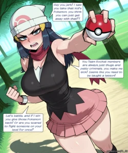 [11_22] Dawn Pokemon Comic [AI generated]