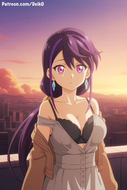 Deik0 - (Commission) Ruri Kurosaki (Lulu Obsidian) // Yu-Gi-Oh! Arc-V (Patreon) (Pack 01) [AI Generated]