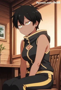 Deik0 - Natsumi Kurobe // My Senpai Is Annoying (Patreon) (Pack 01) [AI Generated]