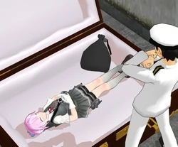 [波風] 変装MMD:提督in不知火