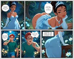 [BubbleButtPrincesses] Princess Tiana NSFW Comic [AI Generated]