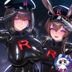 [贱兔](超短篇)与普瑞赛斯与希尔达对战落败的博士与阿米娅[AI Generated]