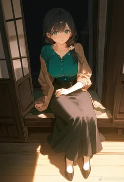 押しに弱い君 - 文字あり [AI Generated]