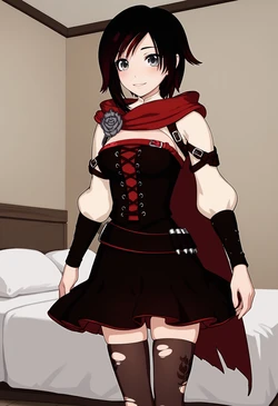 [DavionCoreArt] Ruby Rose (RWBY) (AI Generated)
