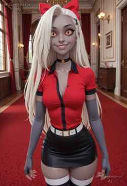EugenericAI - Vaggie, Hazbin Hotel (AI Generated)