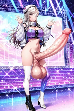 ShikiRina Futa Laboratory Hayate Tendou Hyper Futanari [AI Generated]