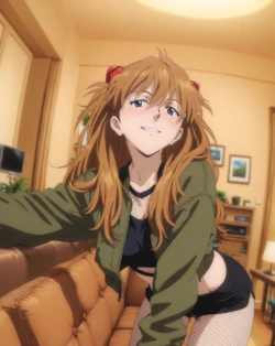 asuka langley soryu AiWaifuDxD evangelion [AI Generated]