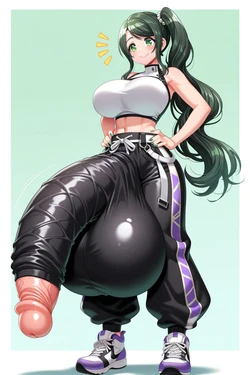 ShikiRina Futa Laboratory Esora with a tremendous giant penis 🍆😵‍💫 [AI Generated]