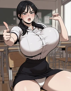 alpha webtoon 8.23 일진담당일진 : 오춘심 Oh Chun Sim (174p) [AI Generated]