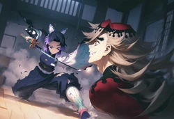 Mikitoon_studio - Shinobu Kochou Defeated | Demon Slayer: Kimetsu no Yaiba [281P] [Cute] (Patreon) [AI Generated]