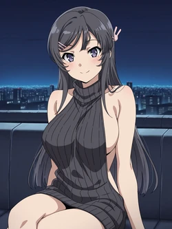 creatai Mai Sakurajima 桜島 麻衣 (93P) - Sweater (Patreon) [AI Generated]