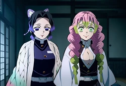 Mitsuri×Shinobu (demon slayer) [Sticky] [AI Generated]