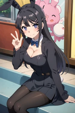 AIusagichan 青春ブタ野郎はバニーガール先輩の夢を見ない 桜島 麻衣 (Patreon) [AI Generated]