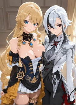 2025-06-29 Arlecchino x Navia Rametaki (Patreon) [AI Generated]