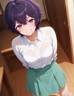 SantpixvArt - Lv4 (215p) - Abiko Samejima 鮫島アビ子 Extra SETs (Patreon) [AI Generated]