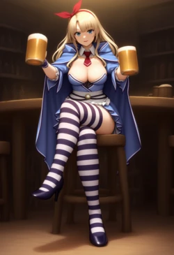 Shirobako88 - Commission: Alicia, the Dark User of Wonderland (Patreon) [AI Generated]