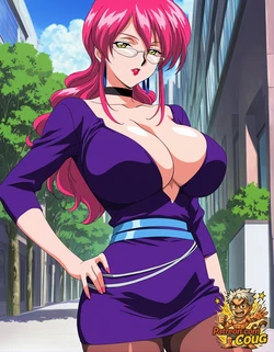 Kiriko Aoi hentai | Godannar parody [AI Generated]