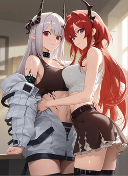 2025-07-07 Surtr x Mudrock Rametaki (Patreon) [AI Generated]