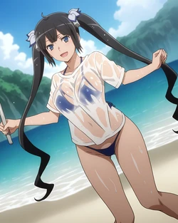 hestia (Danmachi) [sticky] [ai generated]