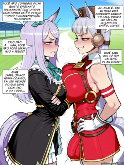 [11_22] Futa Goldship x Mejiro Mcqueen Comic + Image Set [AI generated] Português