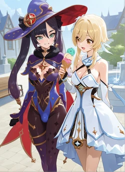 2025-07-14 Mona x Lumine Rametaki (Patreon) [AI Generated]