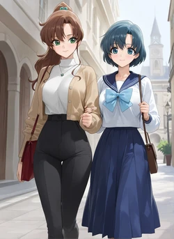 2025-07-16 Sailor Jupiter x Sailor Mercury Rametaki (Patreon) [AI Generated]