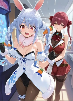 2025-07-17 Pekora x Marine Rametaki (Patreon) [AI Generated]