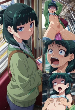 猫猫来到现代坐电车肯定被轮奸的吧 [AI Generated](Kusuriya no Hitorigoto)