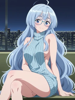 creatai - Seiha Shiunji 紫雲寺 清葉 (74P) - Sweater (Patreon) [AI Generated]