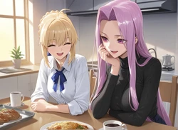 2025-08-13 Artoria x Medusa Rametaki (Patreon) [AI Generated]