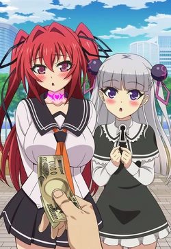 420k ryujin - Mio + Maria (Shinmai Maou no Testament) (Patreon) [AI Generated]