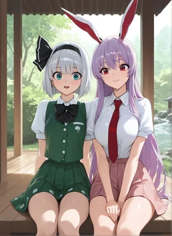 2025-08-14 Youmu x Reisen Rametaki (Patreon) [AI Generated]