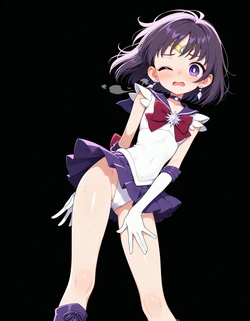 [Ai Generated] [Dainosuke] Sailor Saturn (Bishoujo Senshi Sailor Moon) {49p}