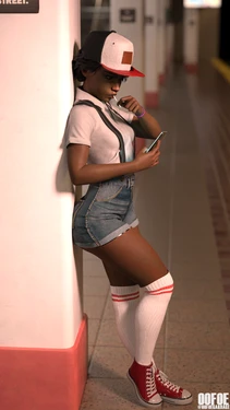 [oofoe] Clem on the Subway (The Walking Dead)