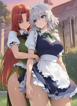2025-08-25 Sakuya x Meiling Rametaki (Patreon) [AI Generated]