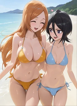 2025-08-30 Orihime x Rukia Rametaki (Patreon) [AI Generated]