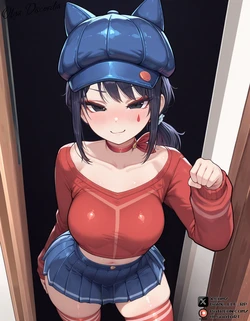 Cap Mita from MiSide [Special Comic Set - No-Comic Ver] [Olga AI Art] AI Generated