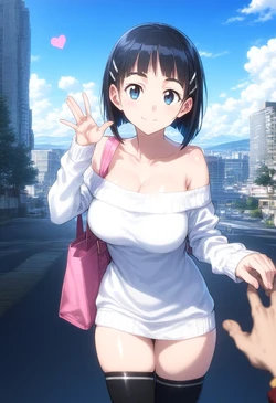 Mikitoon_studio 直葉はお兄ちゃんと不倫旅行したい① [200枚] (Patreon) [AI Generated]