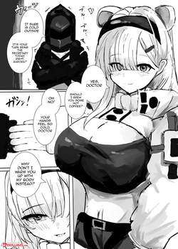 [Sunaneko] Aurora-chan to Karada Attame Ecchi o Suru Ohanashi | Story about Doing Lewd Things with Aurora as She Warms My Body (Arknights)  [English] {Doujins.com}