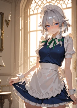 [KALA AI NSFW] Sakuya Izayoi - Touhou Project (AI Generated)