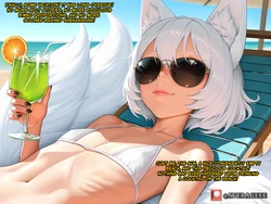 (AI-Generated) Fox On The Beach