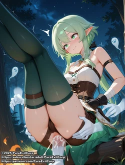 ghosts in forest [AI Generated] PureEvilCorp