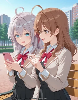 Alya and Masha [Tokidoki Bosotto] [AI Generated]