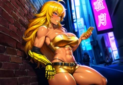 Team RWBY latex corruption (RWBY) [AI Generated]